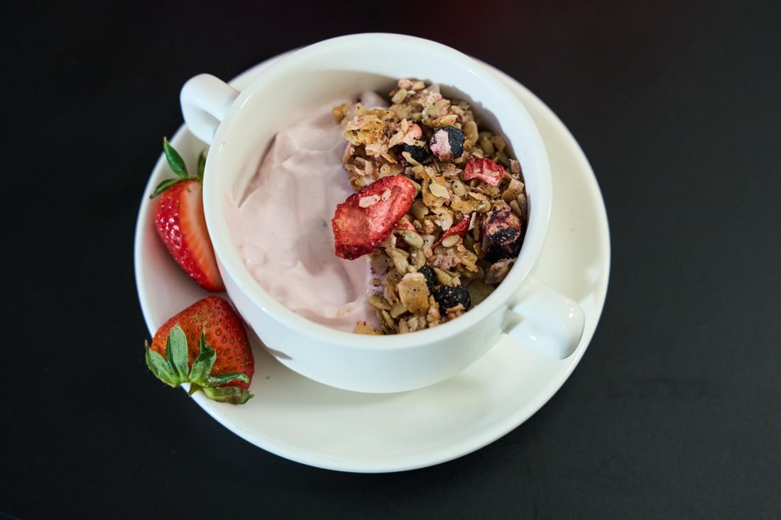 Berry granola bowl